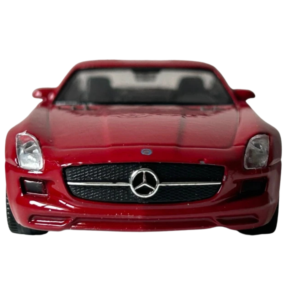 Welly Mercedes-Benz Sls Amg Red Diecast Sports Car Model Toy 1:43 Scale Collectible