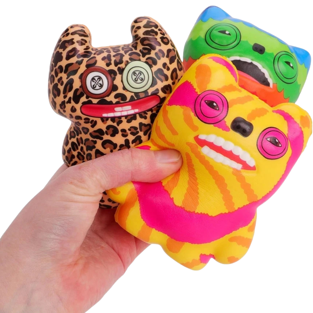 Toyland Fuggler 10cm Soft Foam Squeezy Sensory Stress Toy Random Design