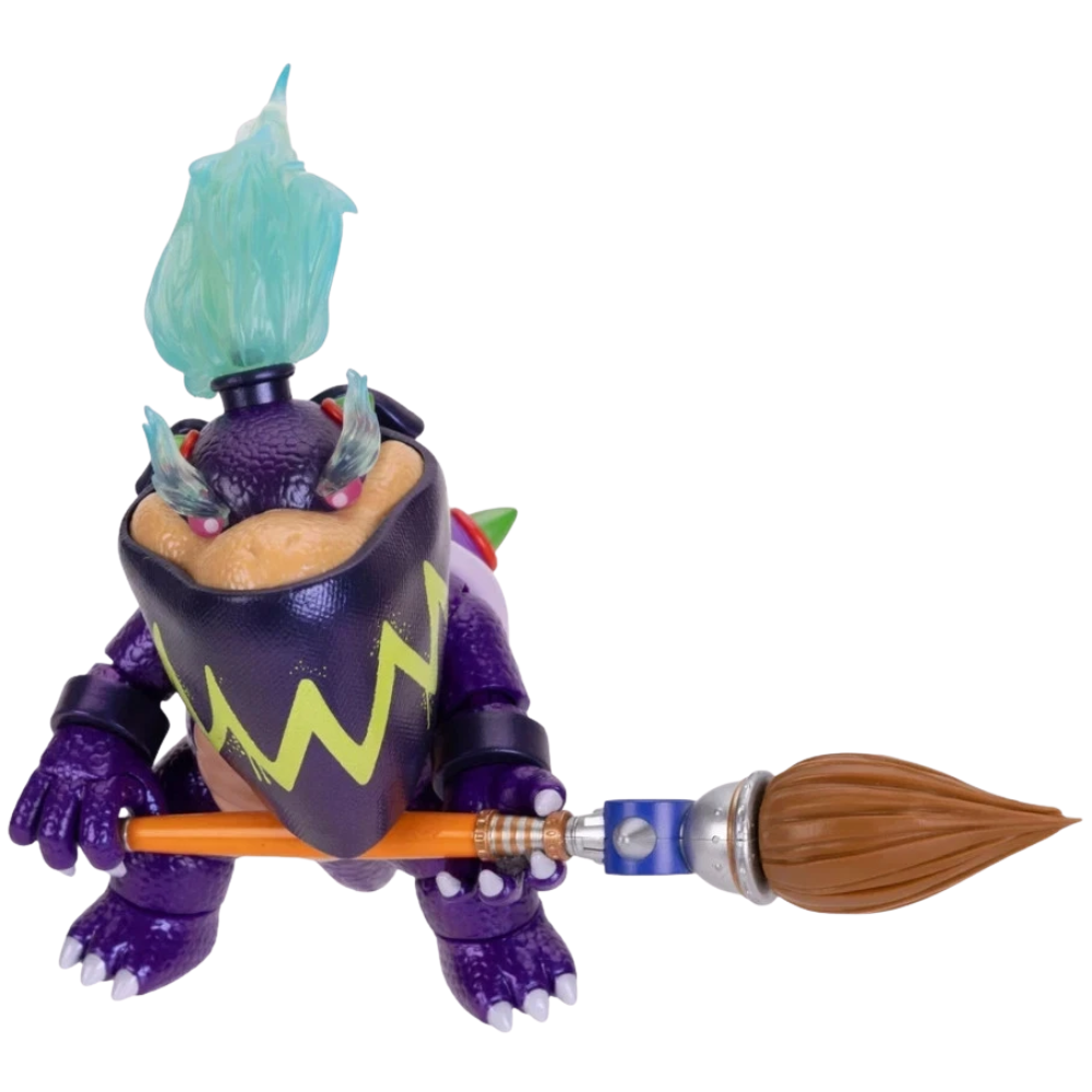 Nintendo Super Mario Galaxy Movie Wonder Bowser Jr Action Figure with Paint Brush