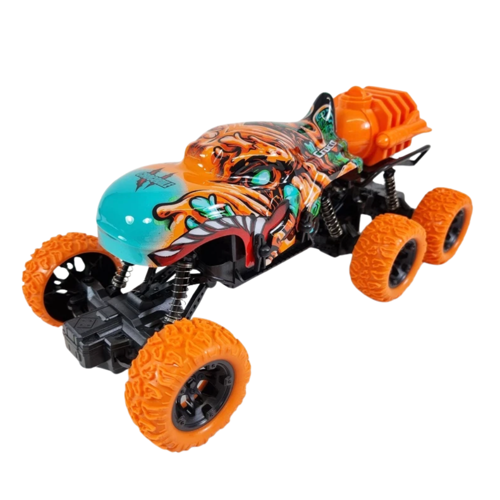 Remote Control Monster Truck RC 6x6 4WD Smoking Steam 1:16 Kids 8+