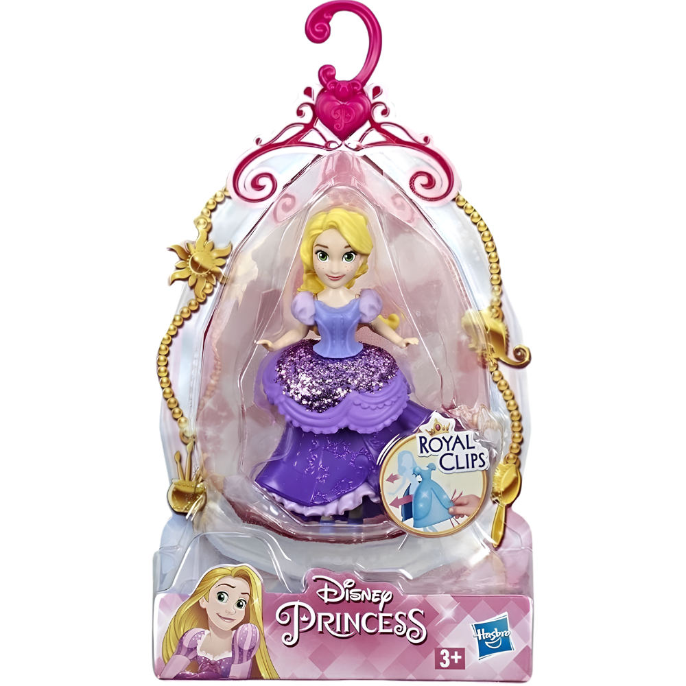 Disney Princess Little Kingdom Snap-Ins & Royal Clips Figures Rapunzel Cinderella & Frozen
