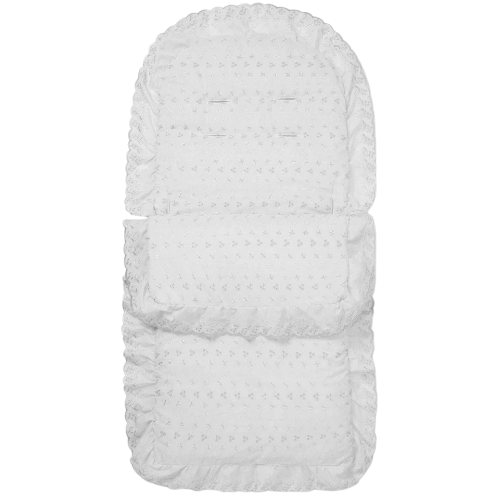 Broderie Anglaise Footmuff Cosy Toes Compatible with Red Kite Baby Pushchair Accessory