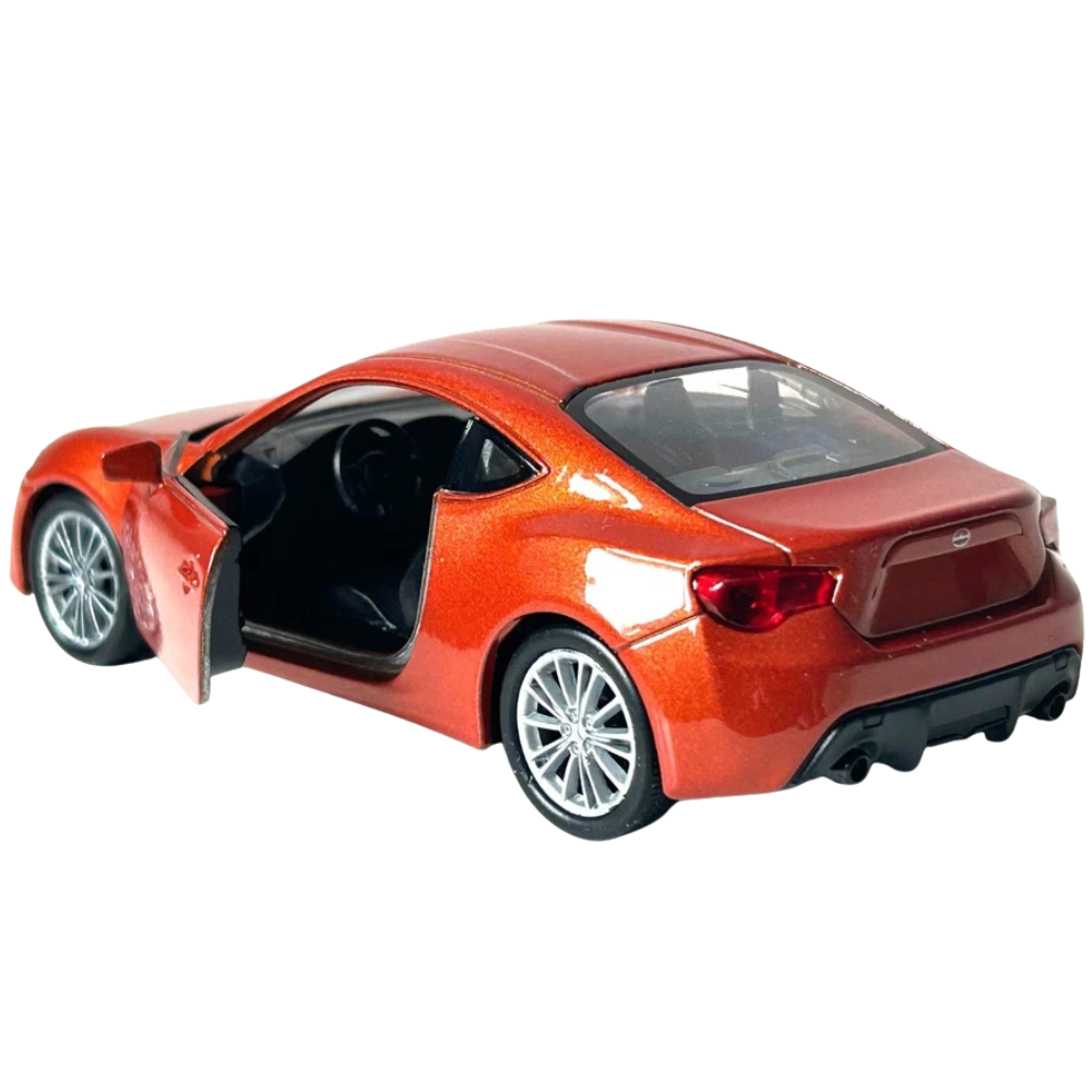Welly Scion Fr-S Orange Diecast Japanese Sports Car Model Toy 1:34-1:39 Scale Collectible