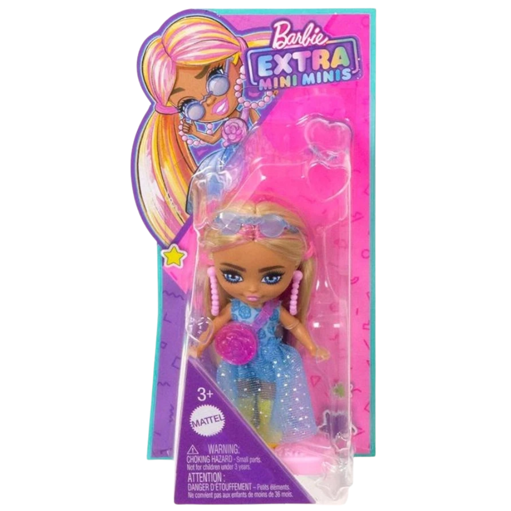 Barbie Extra Fly Mini Minis Travel Doll Festival Fashion Accessories Set for Kids