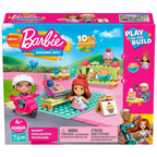 Barbie Mega Construx Bakery Building Set with Barbie Ken Dolls Accessories Mattel Kids 4+