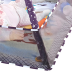 RLS Grey Baby Activity Gym Play Mat with Safety Net, 5 Hanging Toys and 18 Ocean Balls