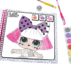 Lol Doll Fashion Art Pad Makeup & Fashion Design Kit Creative Girls Activity Gift Set