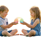 Large Slinky Magic Spring Toy Set of 12 Rainbow Kids Fidget Party Bag Fillers