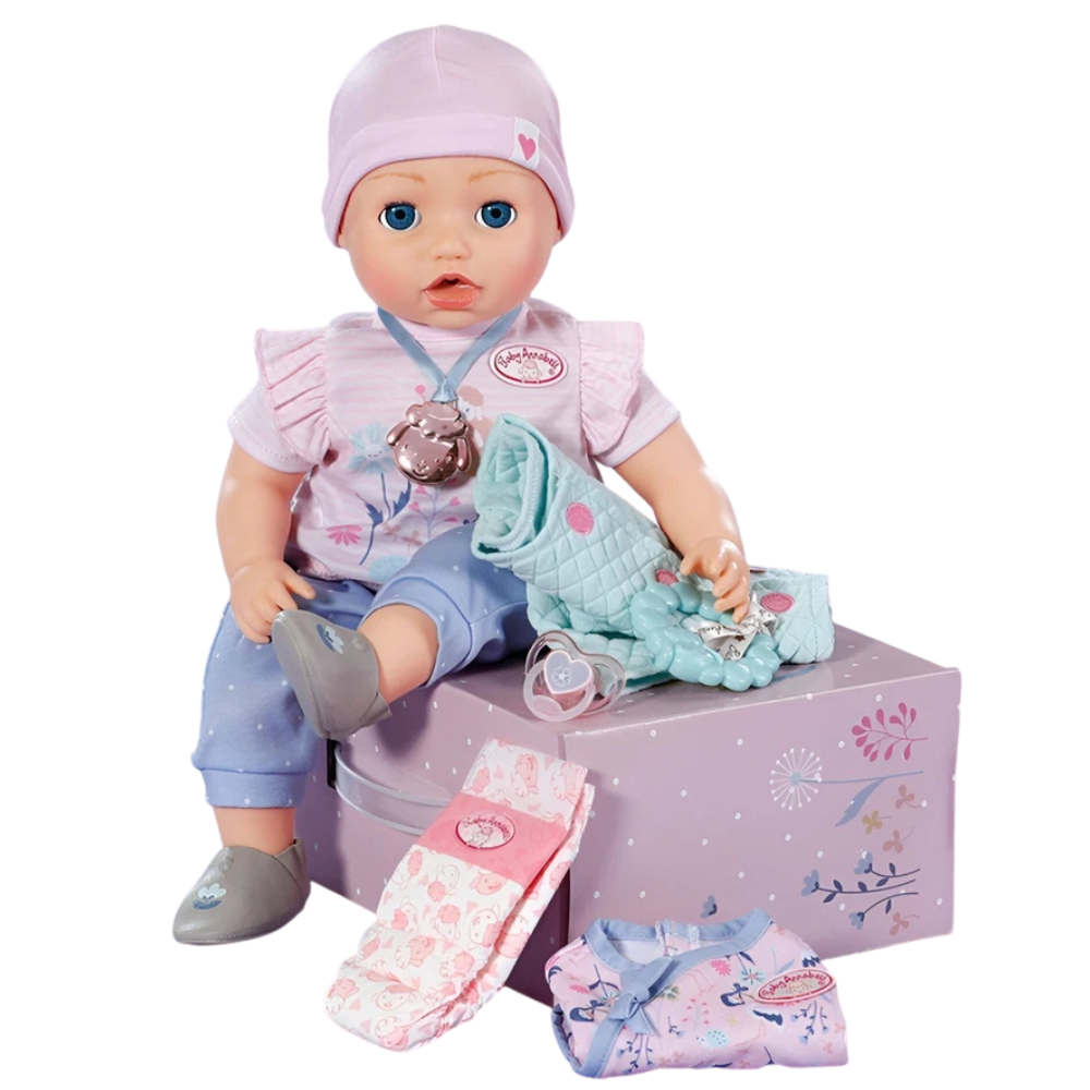 Baby Annabell First Arrival Clothing and Accessories Set for 43cm Dolls with Storage Box