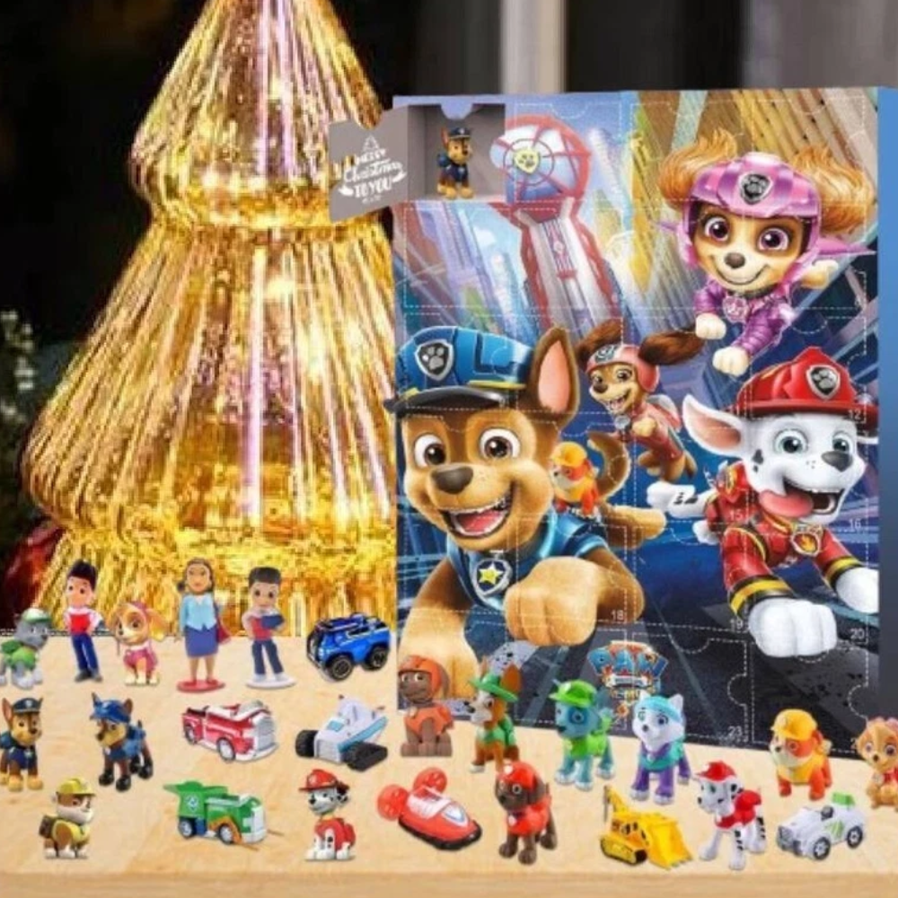 Paw Patrol Advent Calendar 2026 Christmas Countdown 24 Days Kids Toy Gift Set