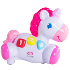 Bright Starts Rock & Glow Unicorn Baby Toy Lights Sounds Musical Learning Toy 6m+