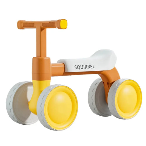4-Wheel Baby Balance Bike No-Pedal Toddler Walker Ride-On Toy for Ages 1–3 Gift