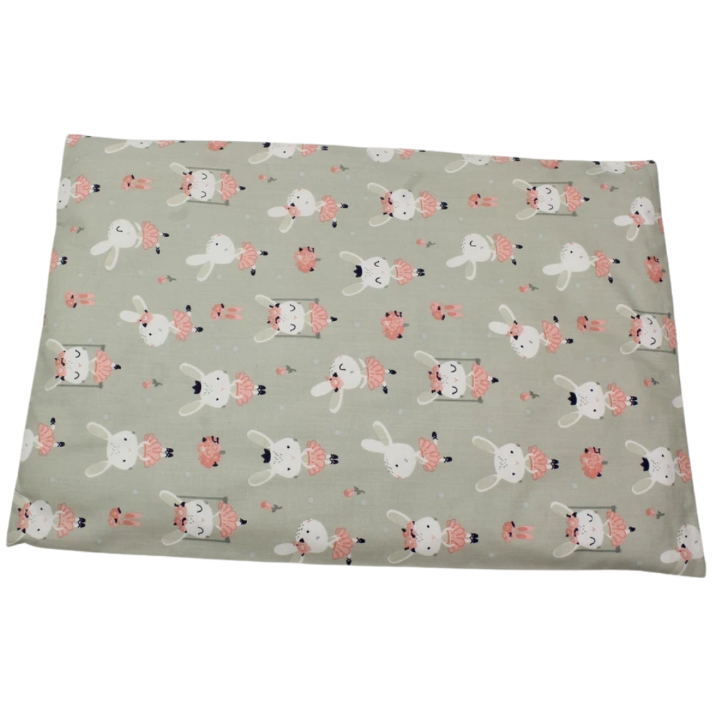 Baby Pillowcase 40x60cm 100% Cotton Zipped Pillow Cover Jungle Floral Print