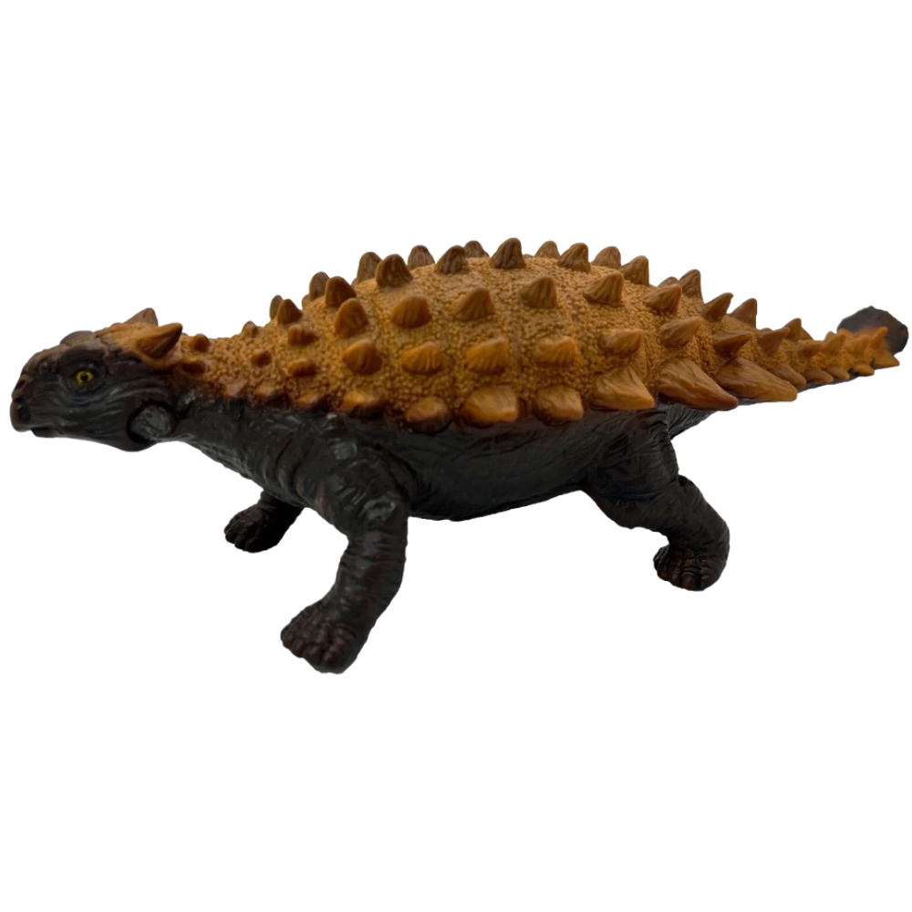 Saichania Dinosaur Toy 15 CM, Soft Rubber Jurassic Park Action Figure for Kids 3+
