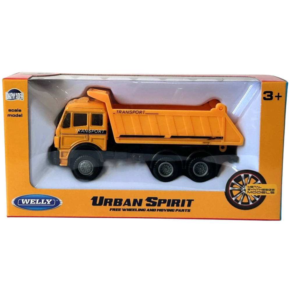Welly Urban Sand Dumper Truck Diecast Model Toy 1:43-1:60 Scale Construction Lorry Collectible