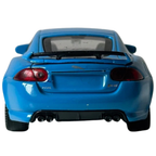 Welly Jaguar Xkr-S Blue Metal Diecast British Grand Tourer Sports Car Model Toy 1:43 Scale