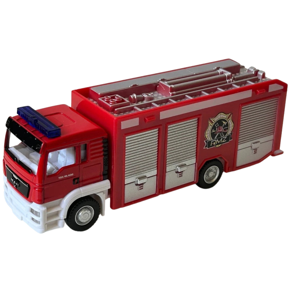 RMZ City MAN TGS Fire Brigade Fire Truck 1:64 Scale Diecast Model Toy