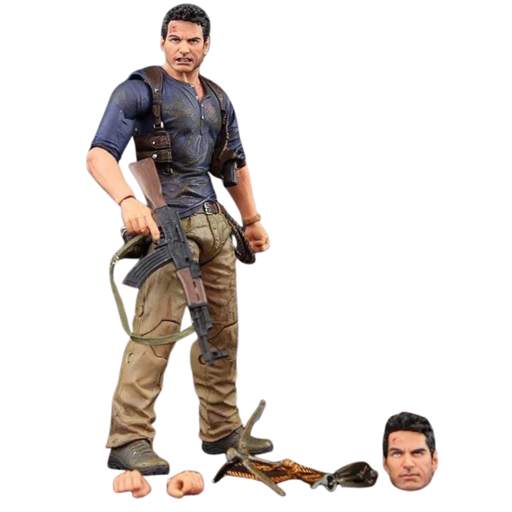 NECA Uncharted 4 Nathan Drake 7" Action Figure Collectible Toy