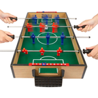 Tabletop Football Game 12 Footballers LED Mini Foosball Table Family Game