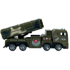 Anek Military Rocket Launcher Lorry Truck Diecast Toy Model Pull Back Action 1:50 Scale
