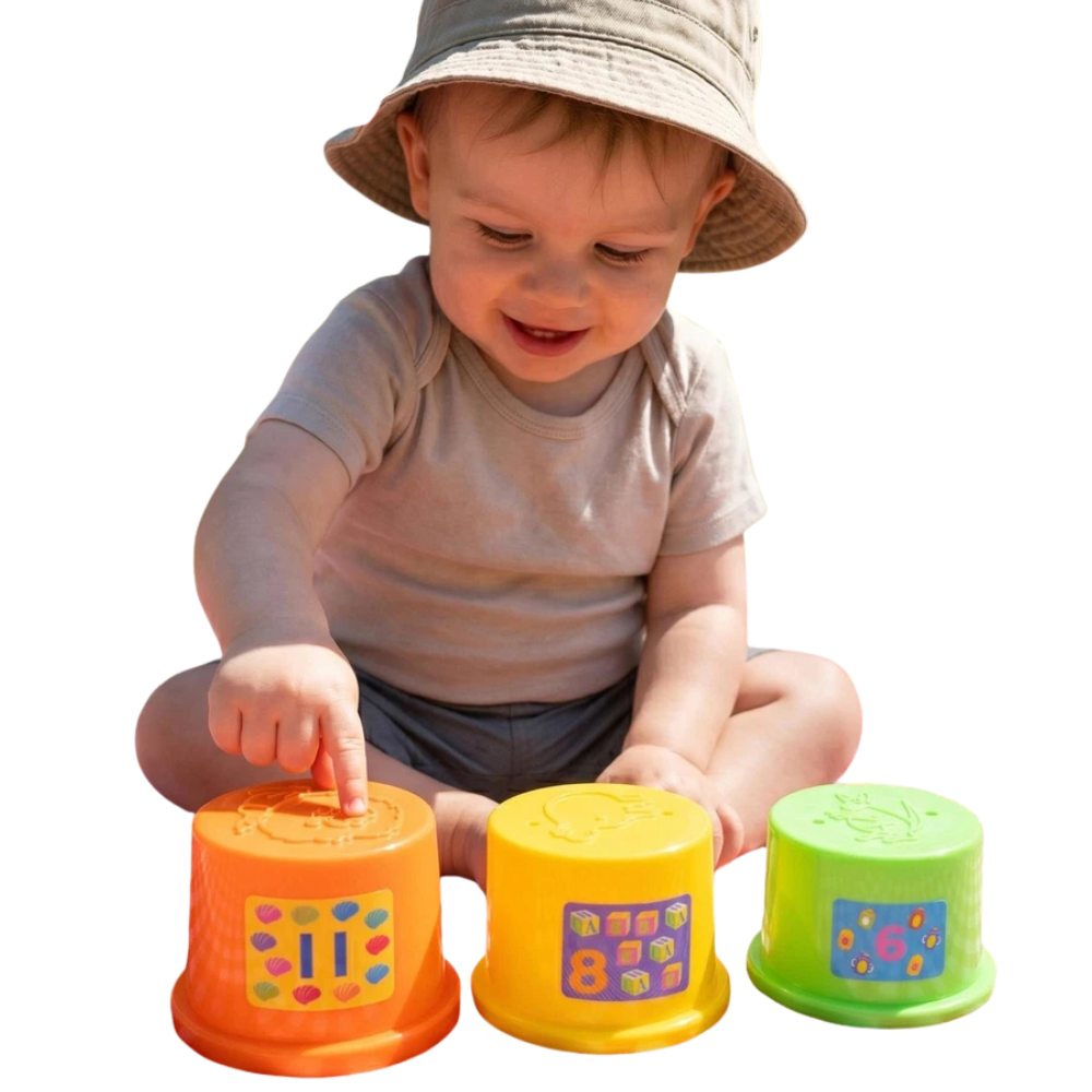 Baby Stacking Cups Giraffe Toy 75cm Nesting Shape Sorter for Toddlers 12M+