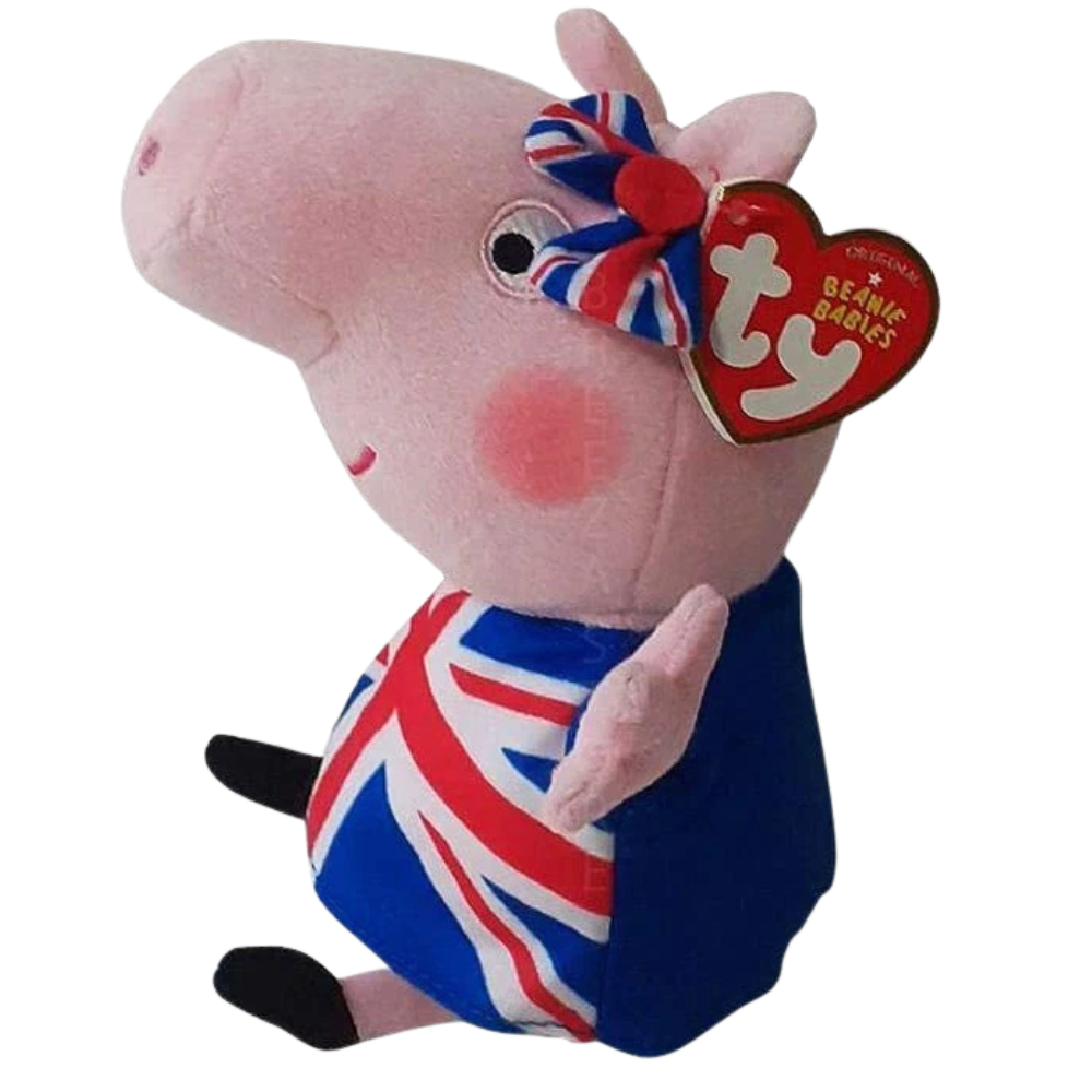 Ty Beanie Peppa Pig 6" Plush Soft Toys George Suzy Emily Zoe Gerald & More Characters
