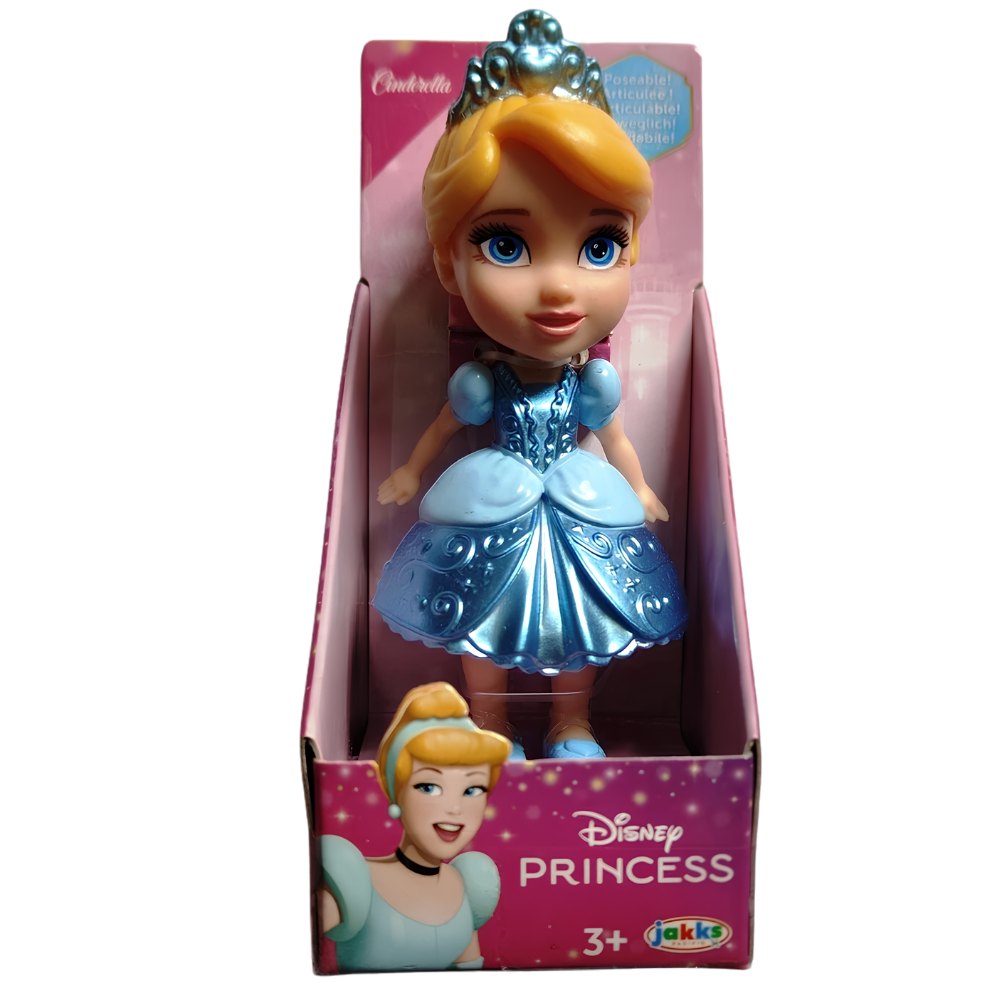 Disney Princess Mini Toddler Dolls 3" Poseable Figures Ariel Moana Elsa Anna & More