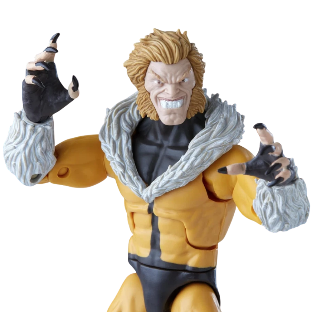 Marvel Legends Series X-Men Sabretooth 15cm Action Figure Hasbro Collectible Toy with Claws