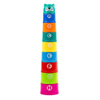 Kids Stacking Cups Toy Set 8 Pieces Baby Educational Learning Game 6 Months+