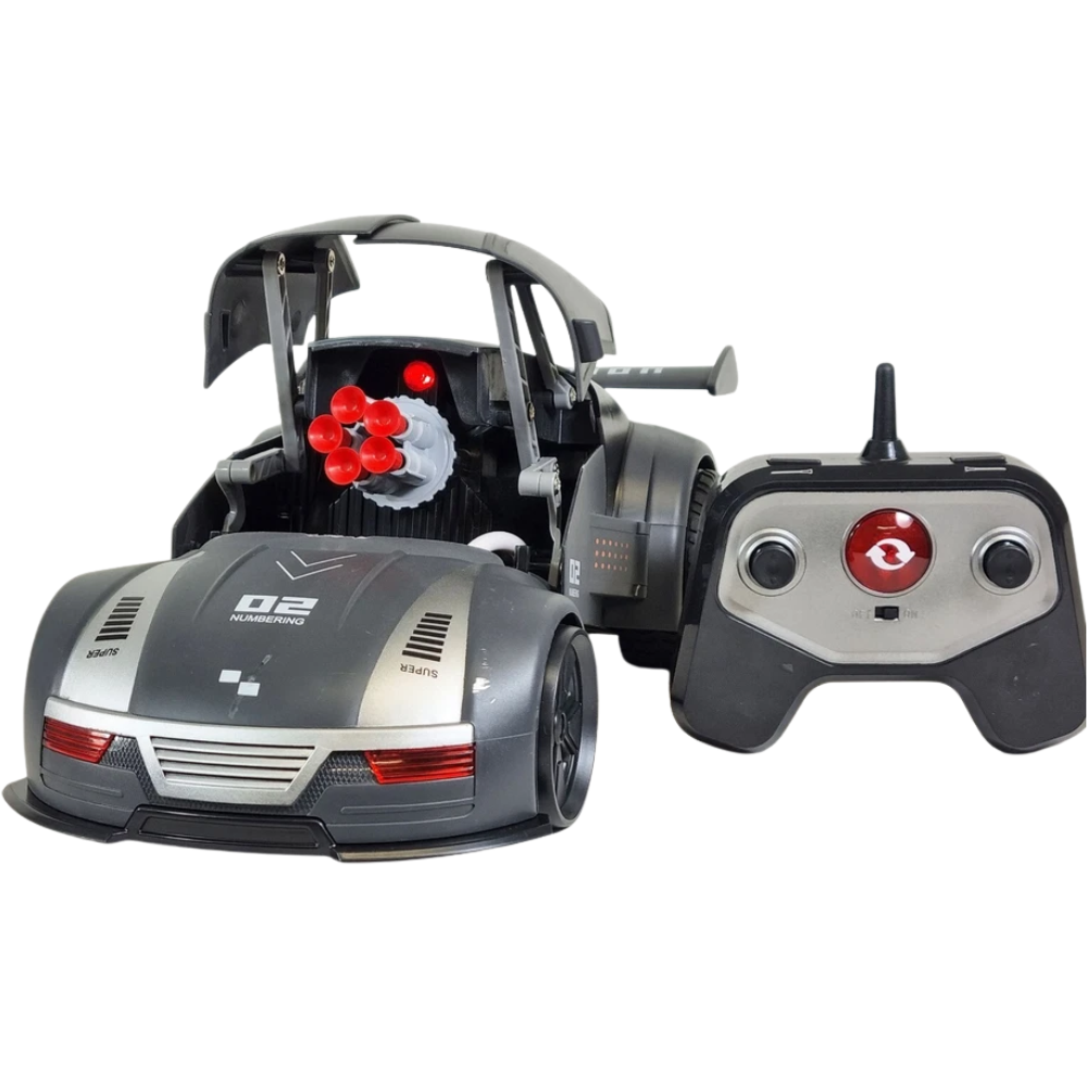 Rc Tank Drift Car Dart Firing Radio Control Off Road Buggy Truck Transforming Toy