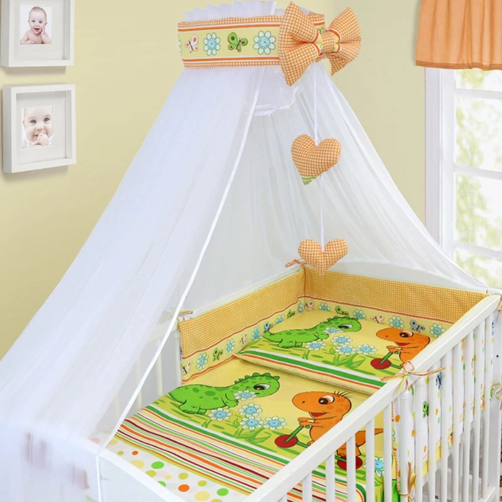 Baby Nursery Canopy Drape Mosquito Net with Holder Cot Crib Bed Canopy