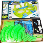 Remote Control Racing Track Set Rc Glow in the Dark 2 Player 78 Pcs Kids Toy Set
