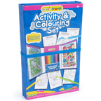 Abeec Travel Activity & Colouring Set for Kids Creative Drawing & Holiday Fun Kit Set