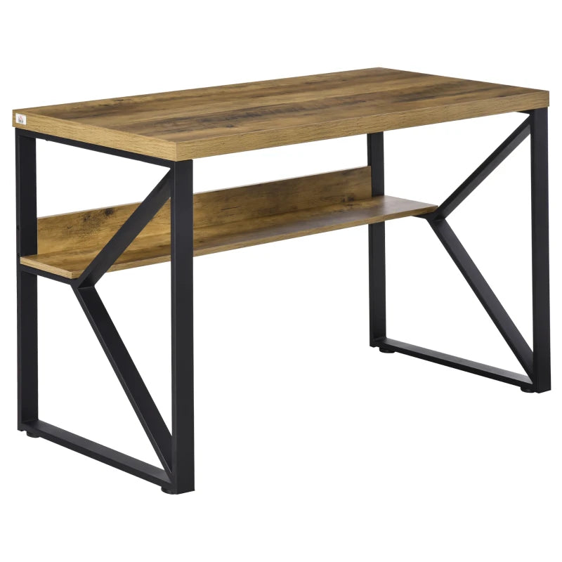 Home Office Desk with Storage – Wood Effect Finish