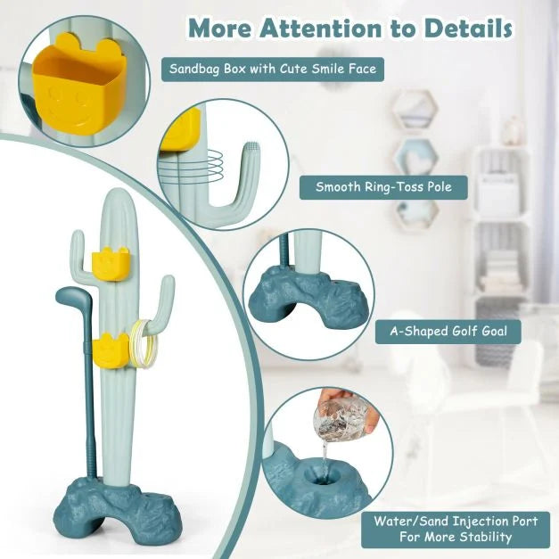 3-in-1 Toddler Sports Set with Activity Center