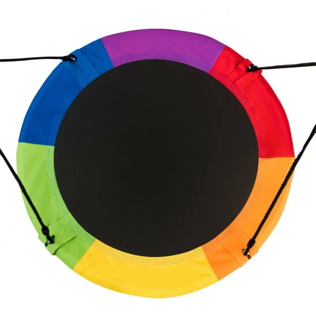 Kids’ Colorful Swing with Adjustable Height for Outdoor Fun