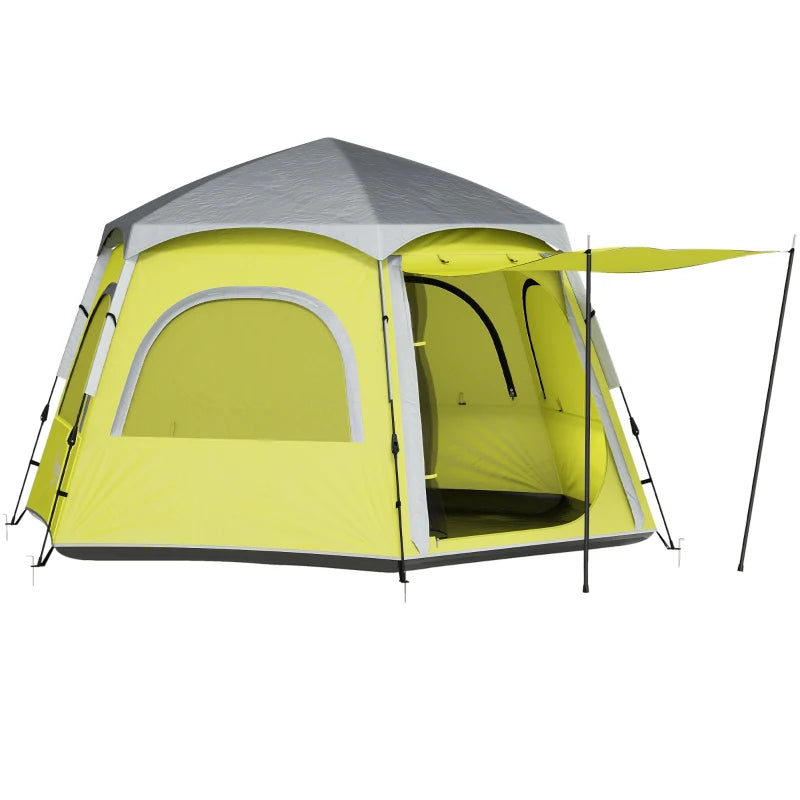 Hexagonal Pop Up Tent – 2-4 Person, Quick Setup, Weatherproof