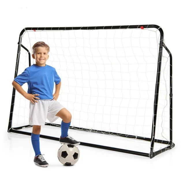 2-in-1 Kids Soccer Rebounder & Goal for Ages 6+