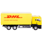 Daffi MAN DHL Germany Delivery Truck 1:64 Scale Yellow Diecast Model Lorry Toy