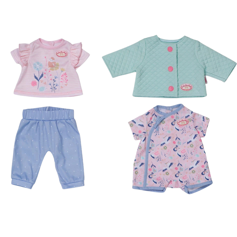 Baby Annabell First Arrival Clothing and Accessories Set for 43cm Dolls with Storage Box