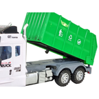 Rc Garbage Truck Toy with Lights Sounds Tipper Bin Steering Wheel Remote Control 3+