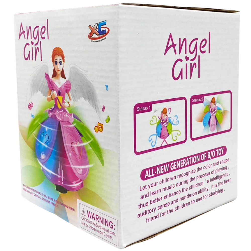 Disney Princess Flutter Spin Dancing Light Doll Toy Music Lights Bump & Go