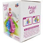Disney Princess Flutter Spin Dancing Light Doll Toy Music Lights Bump & Go