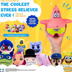 Spongebob Squarepants Mira Ball 3 Surprises Plush Tin Box Soft Squishy Toy