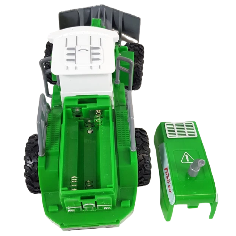 Remote Control Farm Tractor Rc Front Loader Digger Kids Toy Gift for Boys Girls Age 3+ Uk