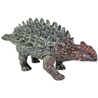 3 Pcs Dino Rhino Toys Styracosaurus Fighting Rhinos and Saichania Dinosaur Referee Play Set
