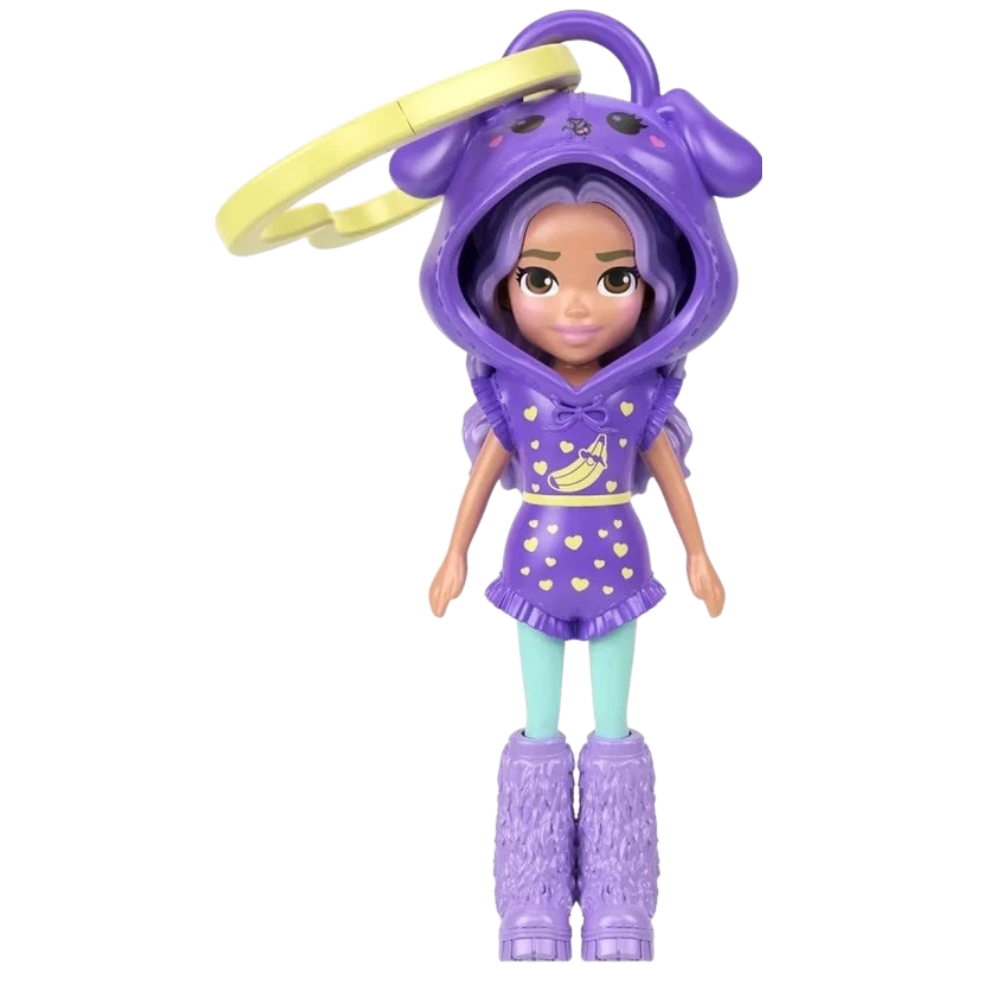 Polly Pocket Accessories Doll Set 9 Cm Trendy Outfit & Mini Dolls Mattel Toy