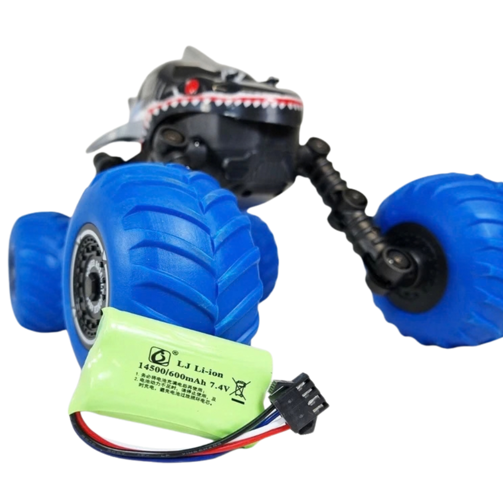 RC Transforming Shark Monster Truck 4WD 2.4GHz 100+ Poses Rock Crawler Kids 8+