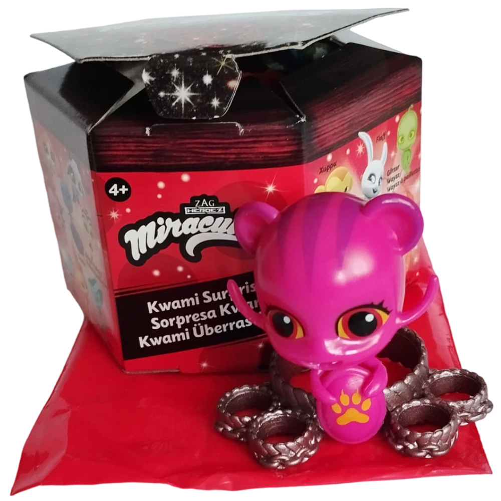 Miraculous Ladybug Kwami Surprise 2″ Mini Figure Zag Heroez Playmates Toys Collectible Toy