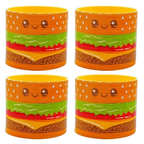 Hamburger Magic Spring Slinky Fidget Toy Kids 3+